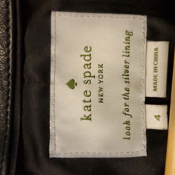 Kate♠️Spade Genuine Lambskin Leather Jacket - Picture 2 of 13